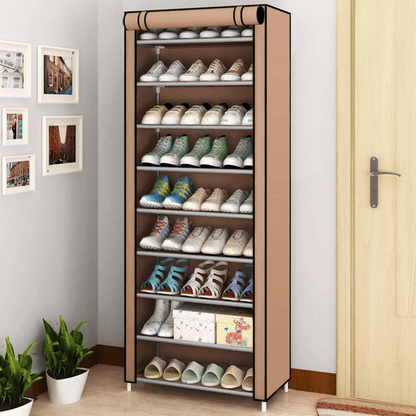 Shoe Rack 10 Layer Shoe Storage Cabinet Standing Shoe Organizer