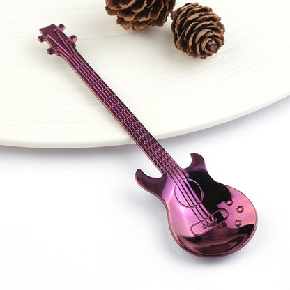 Guitar-Shaped Spoon Set