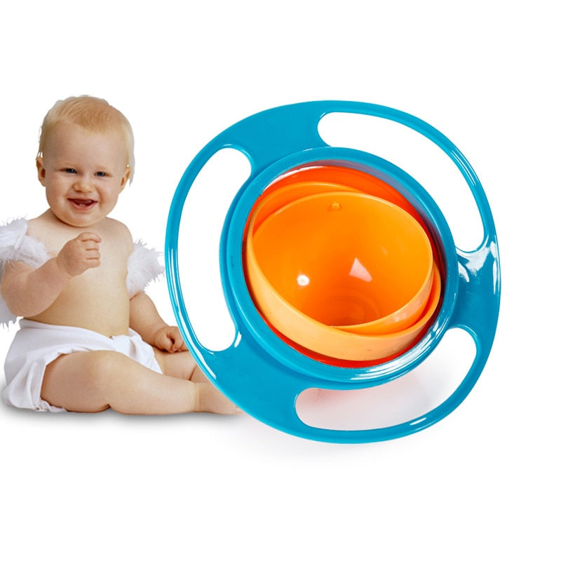 Safe Saturn spill-proof gyroscopic bowl