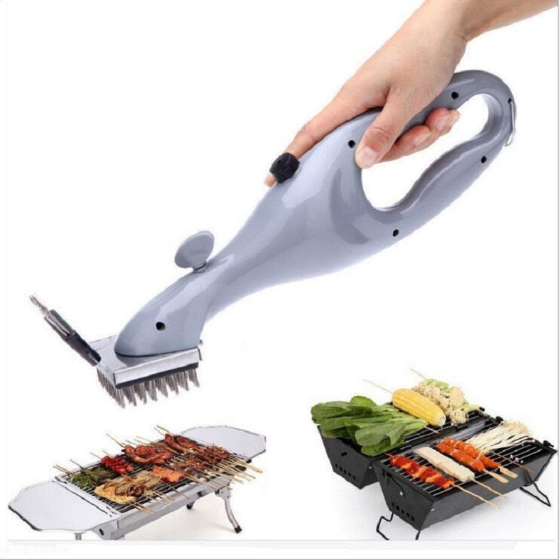 Stainless steel BBQ grill cleaning brush