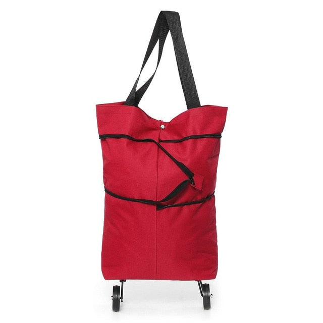 Foldable Shopping Cart with Wheels