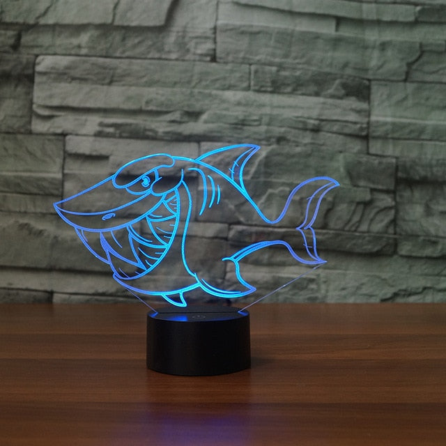 Shark Hologram Light
