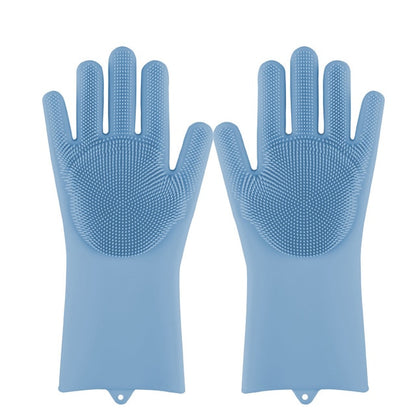 Silicone Dishwashing Scrub Gloves