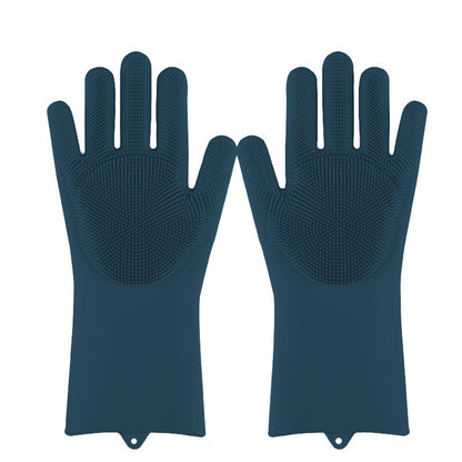 Silicone Dishwashing Scrub Gloves