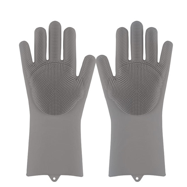 Silicone Dishwashing Scrub Gloves