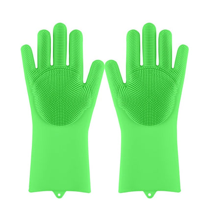 Silicone Dishwashing Scrub Gloves