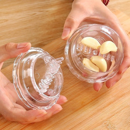 Stainless Steel Garlic Press & Slicer