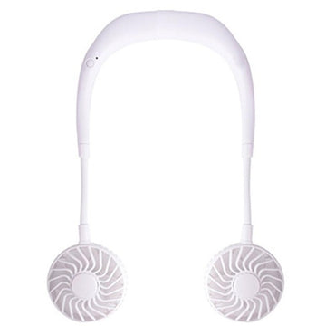 2020 New Portable Hanging Neck Fan USB RechargeableSports Fan Student Travel Home Office Lazy Halter Neck Mini Fan Air Cooler