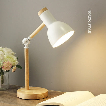 Wooden Desk Lamp