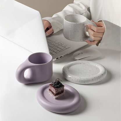 Nordic Minimalist Ceramic Plump Mug