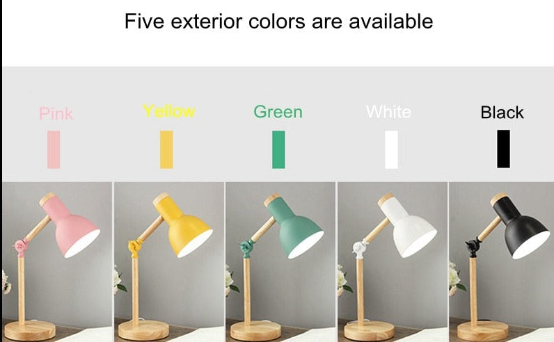 Wooden Desk Lamp