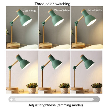 Wooden Desk Lamp
