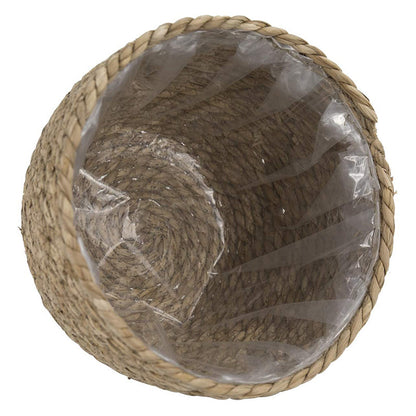 Plastic Lined Woven Plant Pot/Basket