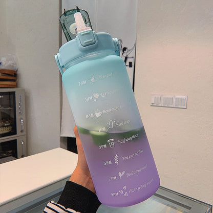 Fitness Motivational 2 liter Water Bottle