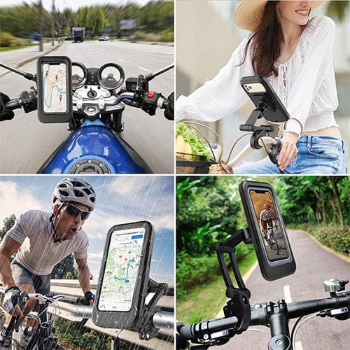 Waterproof Phone Holder For Bicycles & Motorcycles