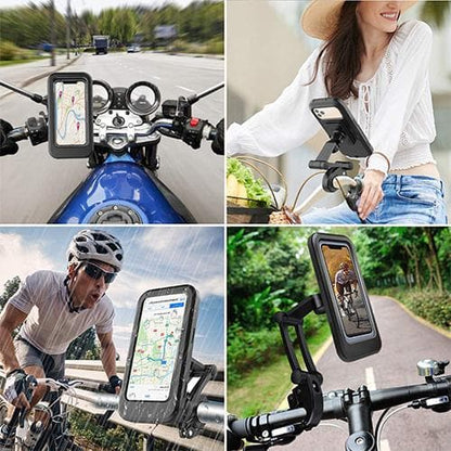 Waterproof Phone Holder For Bicycles & Motorcycles